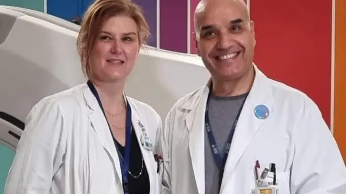 I medici Sonia Reccanello e Imad Abu Rumeileh