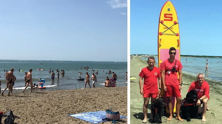 DINELLO - DINO TOMMASELLA - CAORLE - IL TRATTO DI SPIAGGIA DOVE E' MORTA LA PERSONA