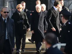 Interpress/M.Tagliapietra Venezia 24.11.2015.- Funerale Valeria Solesin. Piazza San Marco. Presidente Mattarella.