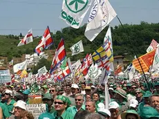 Un raduno della Lega Sopra, Antonio De Poli (Udc)