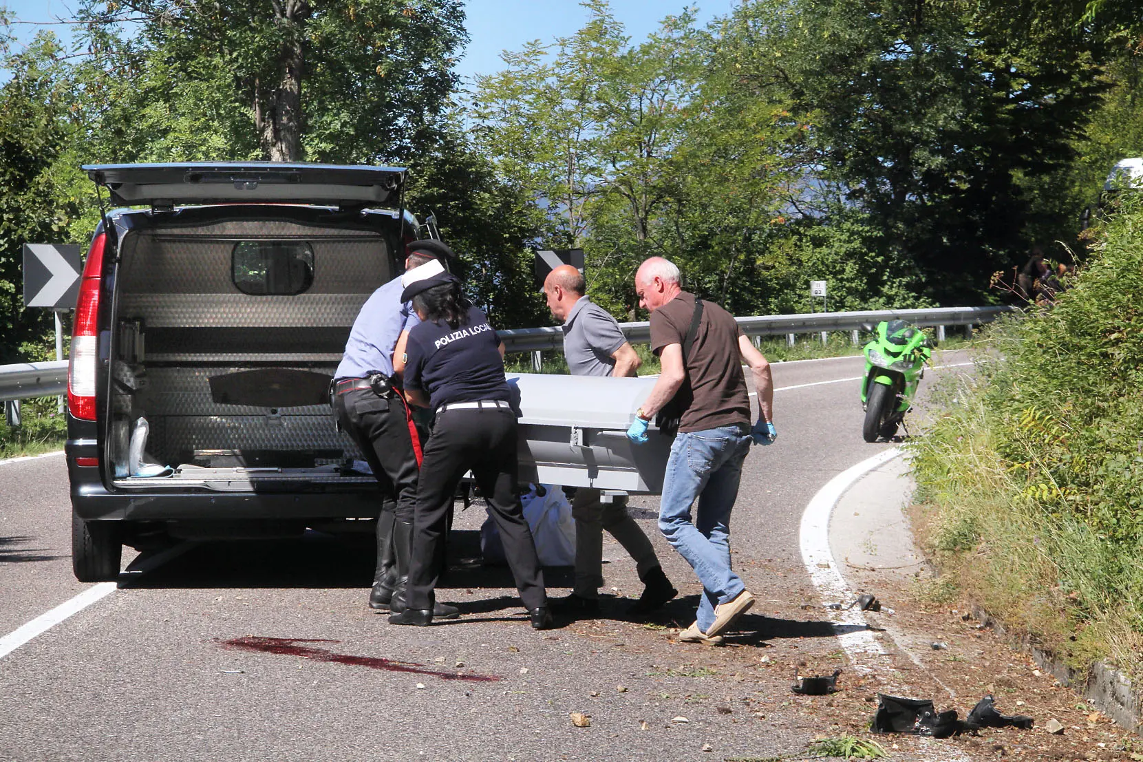 Costo incidente mortale moto contro cicglio strada Cristian De Lorenzi (venezia)