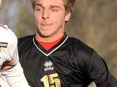 (CRUCCU) CONCORDIA 26/02/2012 MATTEO BOEM.CITTA' DI CONCORDIA (MAGLIA NERA) VS ST.GEORGEN.N¡15 ZANOTEL (CONCORDIA)..