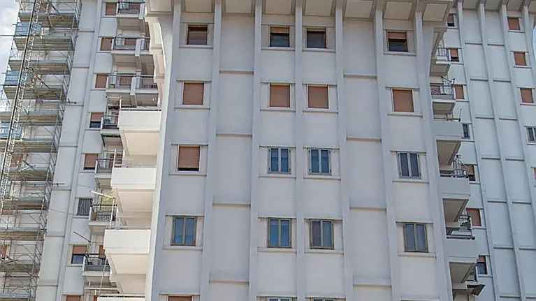 Un condominio della Cita a Marghera