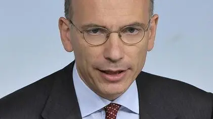 Italian Premier Enrico Letta during a press conference after the cabinet meeting in Rome, Italy, 02 August 2013. Letta said Friday that he was hopeful the "interests of the country will prevail" but admitted it is a "delicate moment" for Italy after Silvio Berlusconi's tax-fraud conviction was upheld by the supreme court.. ANSA / LUIGI MISTRULLI