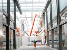 Lavori in corso Galleria tra Candiani e Duca d'aosta, piazza Ferretto Mestre
