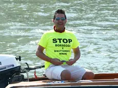 Interpress/M.Tagliapietra Venezia 06.08.2017.- Manifestazione contro borseggi. Stazione Santa Lucia, Ferrovia.