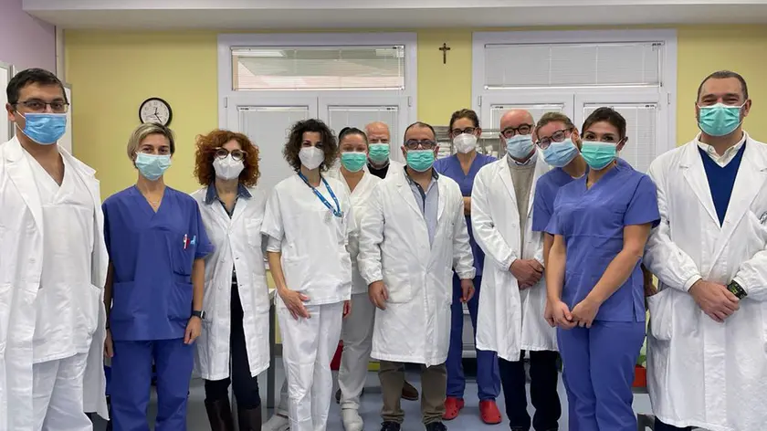 Lo staff di Ortopedia dell'ospedale di San Donà