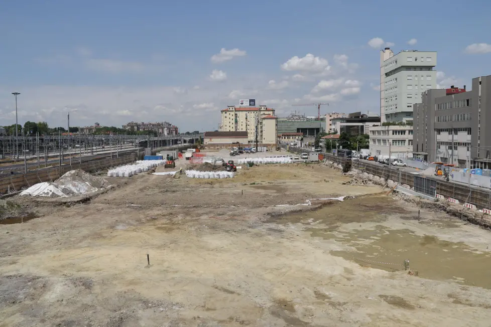 Foto Agenzia Candussi/ Furlan/ Mestre, via Ca' Marcello/ Costruzione del nuovo ostello