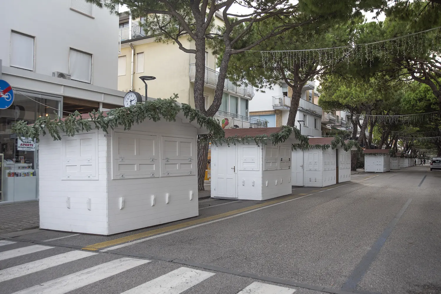 Villaggio di Natale in allestimento a Jesolo (c)ClaudioVianello2022