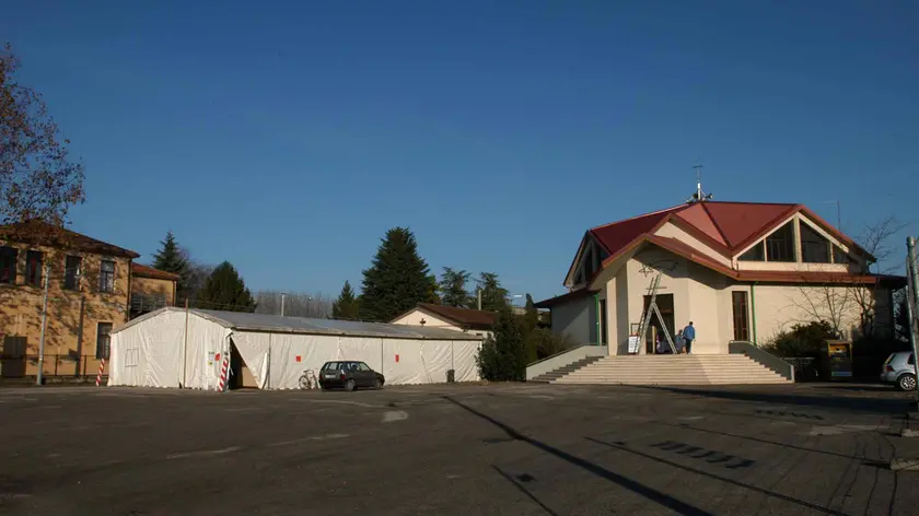 La chiesa di Santa Lucia di Tatù, Zelarino, dove è avvenuta l'aggressione