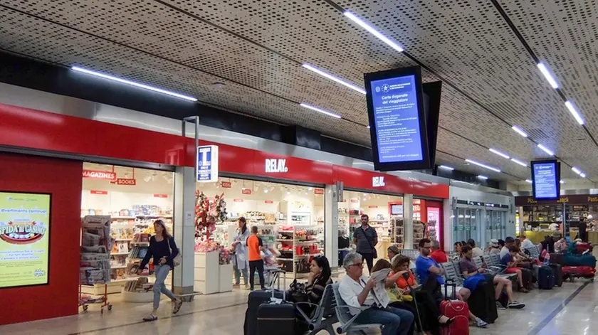 Foto Agenzia Candussi/CScattolin/ Tessera, aeroporto Marco Polo/ La nuova area del terminal passeggeri apre al pubblico