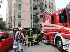 Incendio presso il civico 111 di viale San Marco a Mestre