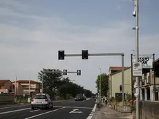 Il Vista red all'incrocio di Sant'Anna di Chioggia sulla statale Romea (foto agenzia Pòrcile)
