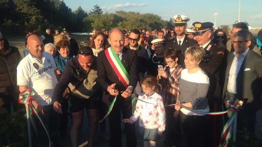 VATRELLA - DINO TOMMASELLA - BIBIONE - INAUGURAZIONE NUOVA PISTA CICLABILE