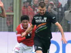 Interpress/M.Tagliapietra Venezia 12.11.2017.- Calcio Venezia/Perugia 1-0. Modolo.