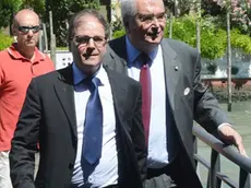 Interpress/M.Tagliapietra Venezia 03.06.2014.- Insediamento del commissario del comune di Venezia Prefetto di Trieste Vittorio Zappalorto con Marco Agostini