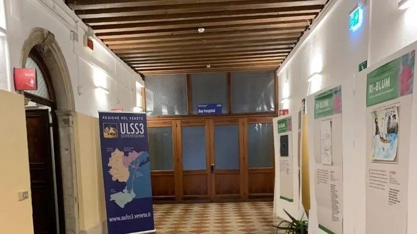 L'ingresso del centro di salute mentale in centro storico a Venezia
