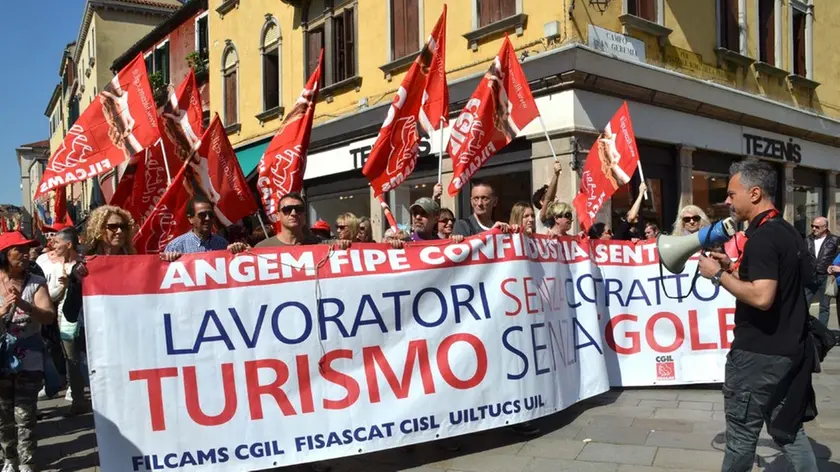 Interpress/Gf.Tagliapietra.06.05.2016.- Sciopero nazionale degli operatori del turismo.