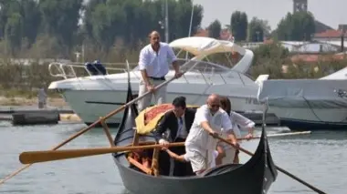 La gondola appena varata