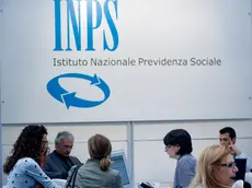 17/05/2012 Roma, in corso alla Fiera di Roma il Forum della PA 2012. Nella foto lo stand dell' INPS Istituto Nazionale della Previdenza Sociale