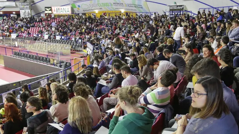 Foto Agenzia Candussi/ Furlan/ Mestre, stadio Taliercio/ Concorso pubblico per infermieri