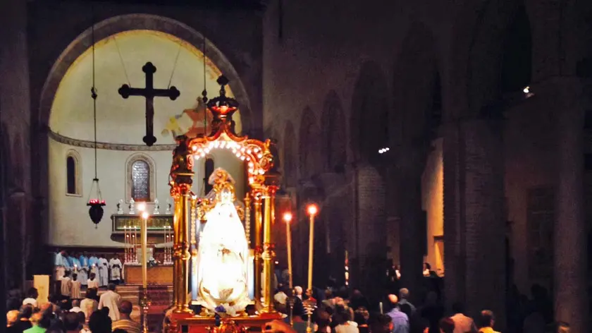 La Madonna dell'Angelo esposta in Duomo (foto Tommasella)