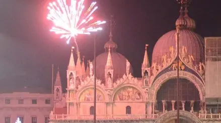 INTERPRESS/GF.TAGLIAPIETRA. 01.01.2015- NOTTE DI CAPODANNO A VENEZIA