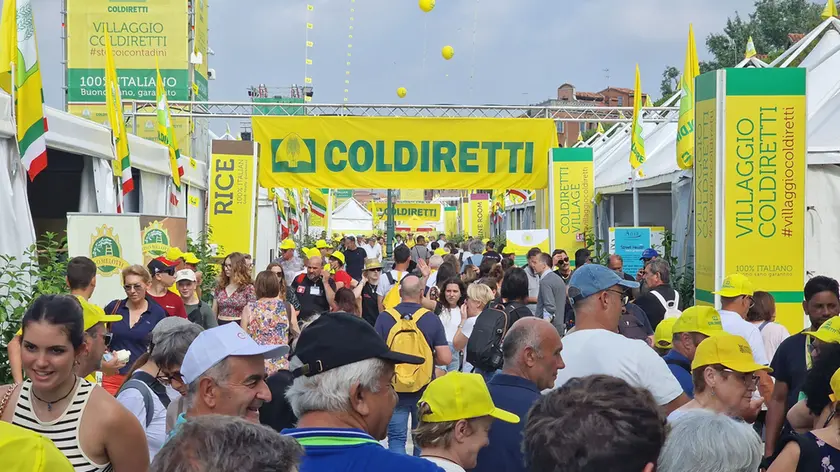 Pienone al Villaggio della Coldiretti che si è tenuto a Venezia