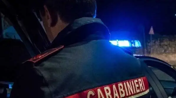 I carabinieri sono intervenuti sul luogo dell'incidente