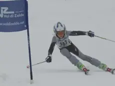 Un’immagine di Andrea Rossato durante una gara in Val di Zoldo