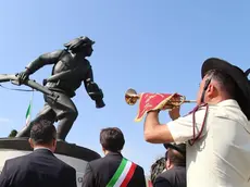 Colucci - Dino Tommasella - Musile di Piave - Inaugurazione Monumento Bersaglieri dopo lavori di restauro