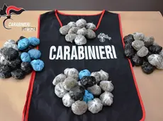 La droga sequestrata dai carabinieri della Compagnia di San Donà a un 22enne nigeriano finito in carcere