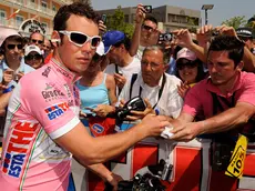 Mark Cavendish firma autografi a Jesolo nel 2009