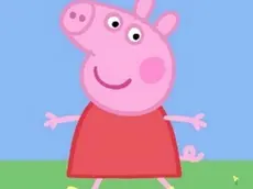 Un'immagine presa dal profilo Twitter ufficiale di Peppa Pig. Roma, 5 gennaio 2014. ANSA/ TWITTER +++ NO SALES - EDITORIAL USE ONLY +++