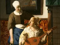 Il dipinto di Johannes Vermeer, 'La lettera d'amore' , eseguito dal maestro olandese intorno al 1670