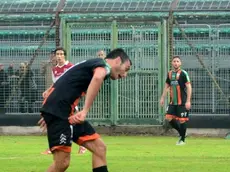 INTERPRESS/TAGLIAPIETRA. 03.11.2013. CALCIO. UNIONE VENEZIA-REGGIANA. GOL DI BOCALON