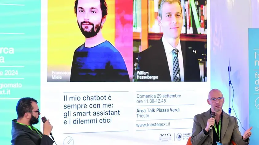 Da sinistra Francesco Miele e Wlliam Hasselberger. Foto Lasorte