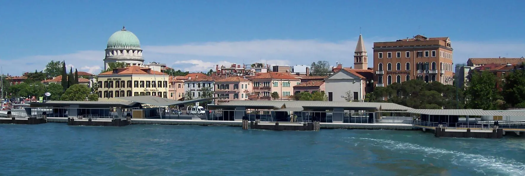 La laguna davanti al Lido di Venezia