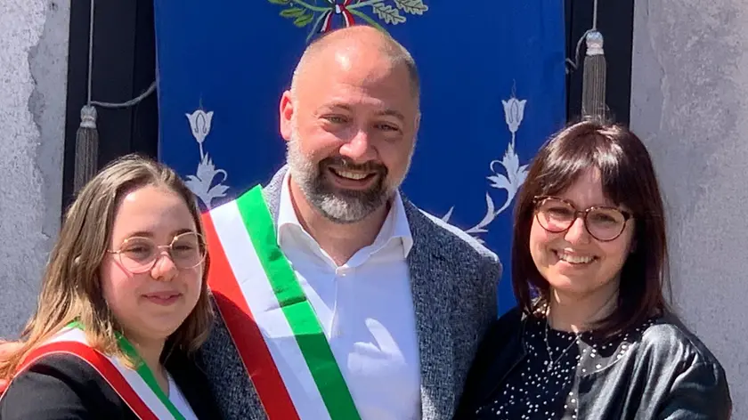 La famiglia Marian: due fasce tricolori su tre componenti