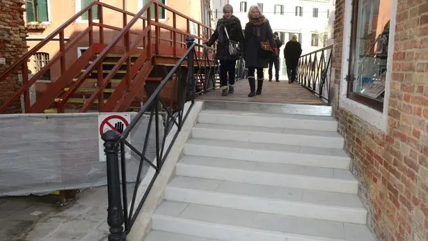 Interpress/Tagliapietra Venezia 18.02.2013.- Inaugurazione Ponte del Ghetto Vecchio.