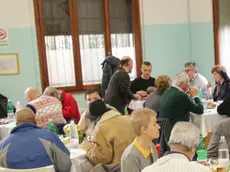 Pranzo della domenica presso la mensa dei poveri in via Spalti a Mestre