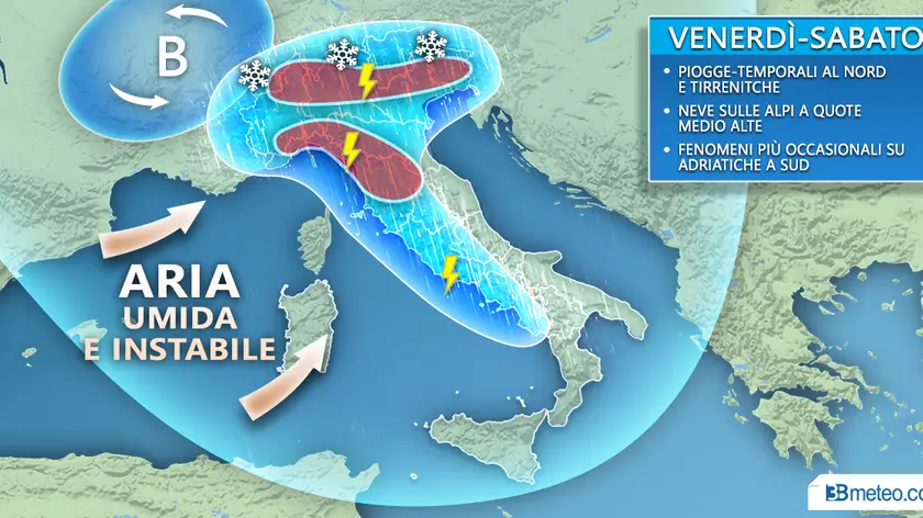 Le previsioni di 3bmeteo per il fine settimana pasquale