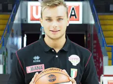 Foto Agenzia Candussi/Scattolin/Palasport Taliercio, Mestre / Presentazione squadra basket Umana Reyer stgione 2017/2018, nella foto Tonut