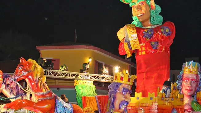 CAORLE - DINO TOMMASELLA - DE POLO - SFILATA NOTTURNA CARRI CARNEVALE 2015