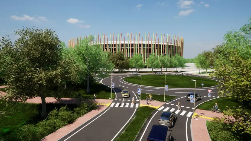 Mestre: Il progetto dello stadio, all’interno del Bosco dello Sport