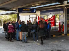 SCIOPERO DIPENDENTI DELLA METRO PER PROTESTARE CONTRO LA CHIUSURA DELLO STABILIMENTO A GENNAIO.