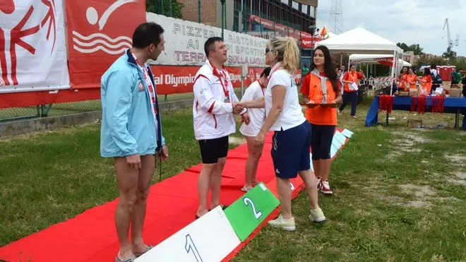 INTERPRESS/GF.TAGLIAPIETRA. SPECIAL OLYMPICS. NUOTO