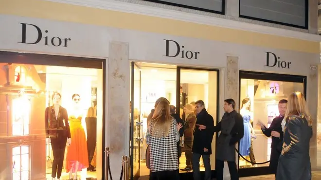 Interpress/Mazzega Pivato Venezia, 12.12.2013.- San Marco, apertura del negozio DIOR.-