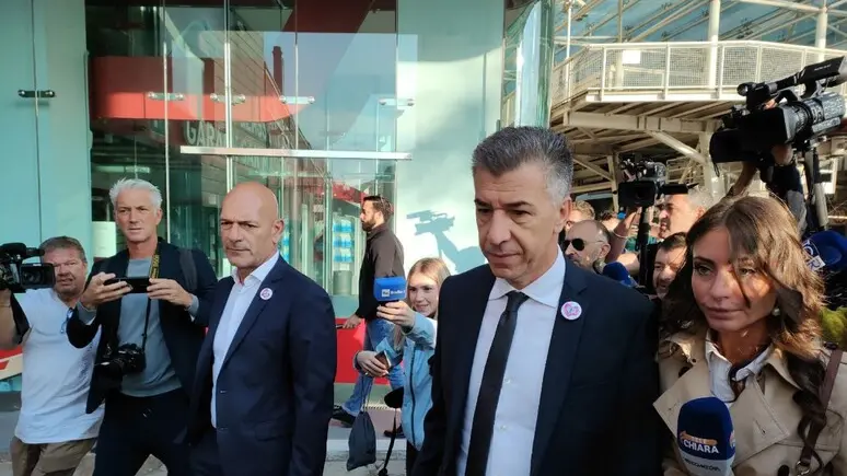 Gino Cecchettin il giorno dell'apertura del processo