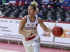 Foto Agenzia Candussi/ Vatrella/ Mestre, Taliercio/ EuroCup Women Umana Reyer Venezia VS Elfic Fribourg. Nella foto: Debora Carangelo